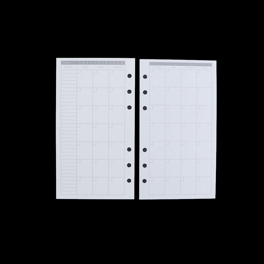 A5 Spiral Dotted Grid Notebook - Wekelijkse gridlijn A5 A6 A7 spiraalbinder