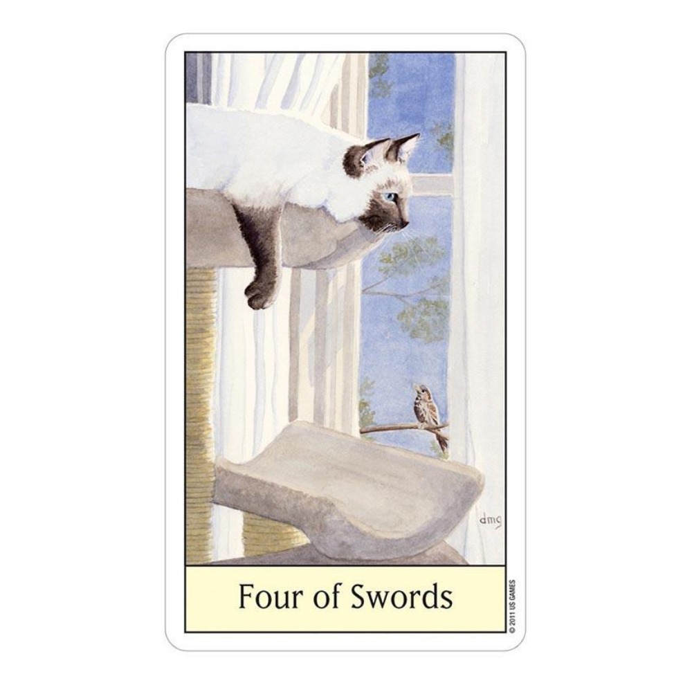 Tarot Deck With Guidebook - Katten Oog Tarot 12X7 Cm Kaartspellen