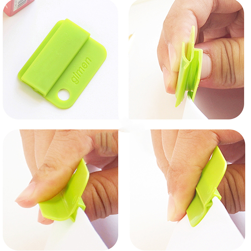 Stationery Books - 6 stks/set Plastic gekleurde plastic clips