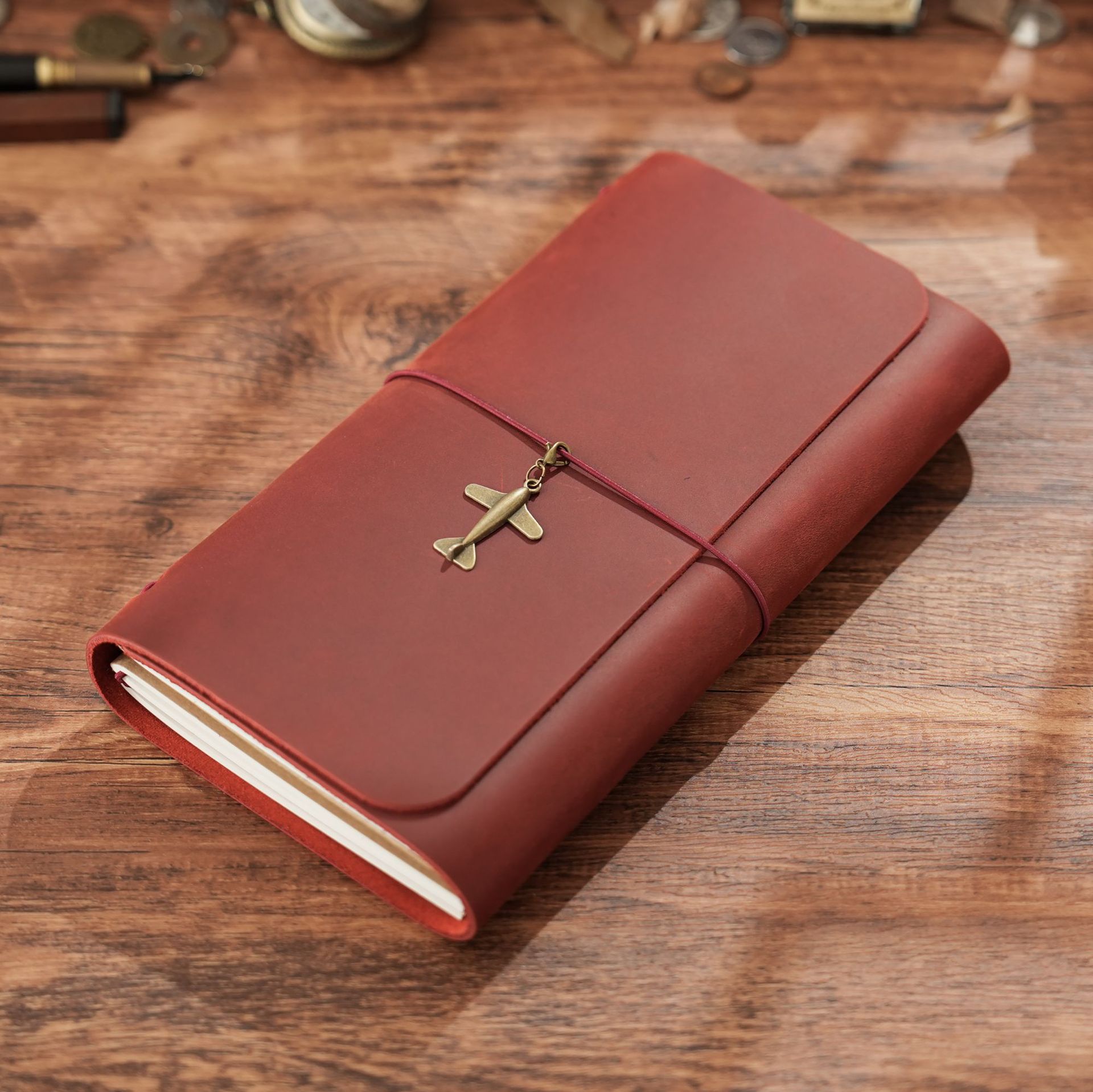Vintage Leather Journal Notebook - Nieuwe collectie Triple Fold TN Traveler's