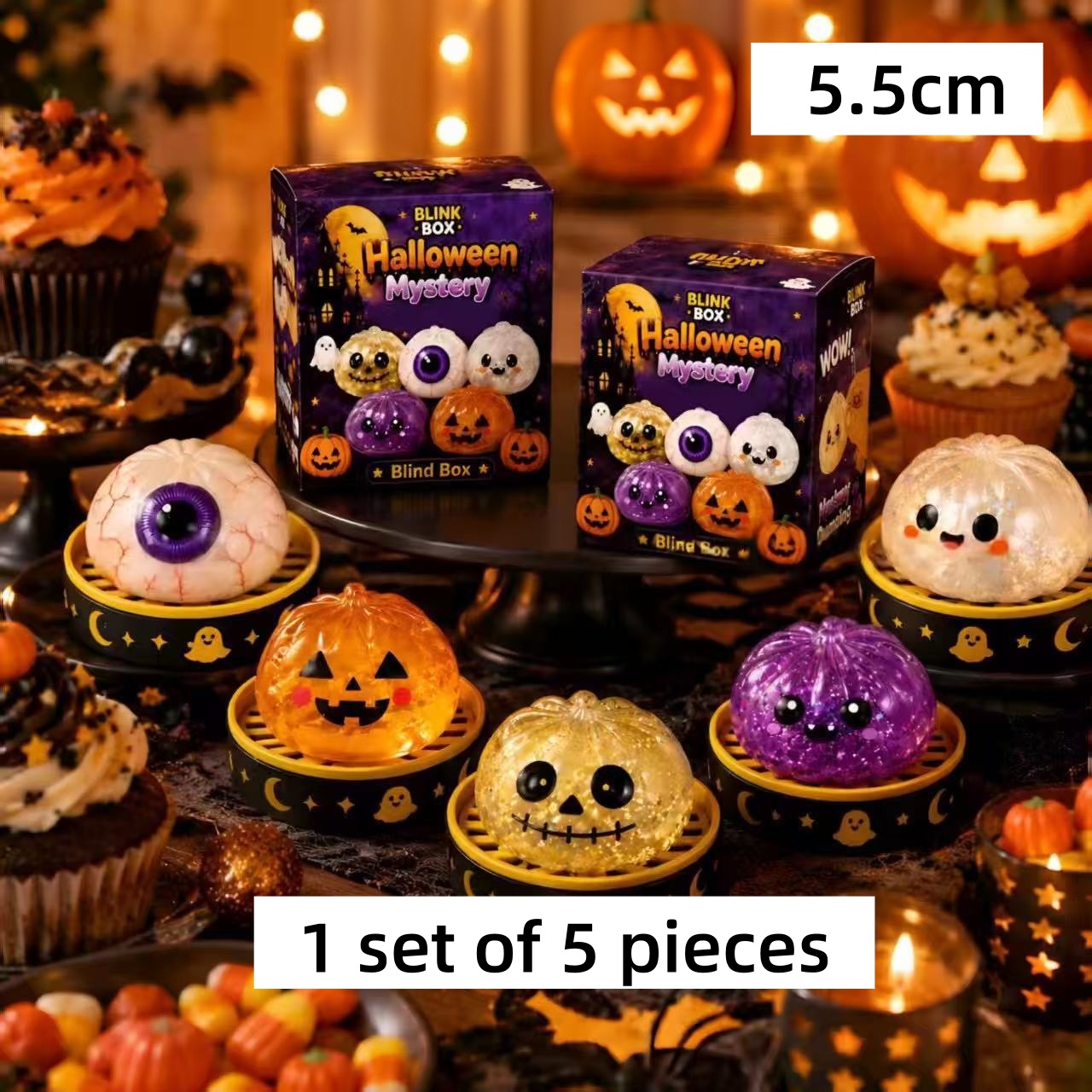 Music - Hete 5,5cm Halloween Spook Knijp Muziek