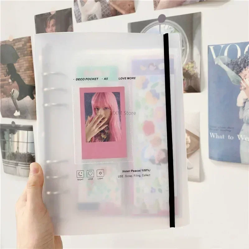 Kpop Photo Card Binder 3 Inch - A5 fotokaarthouder album voor foto's gebonden