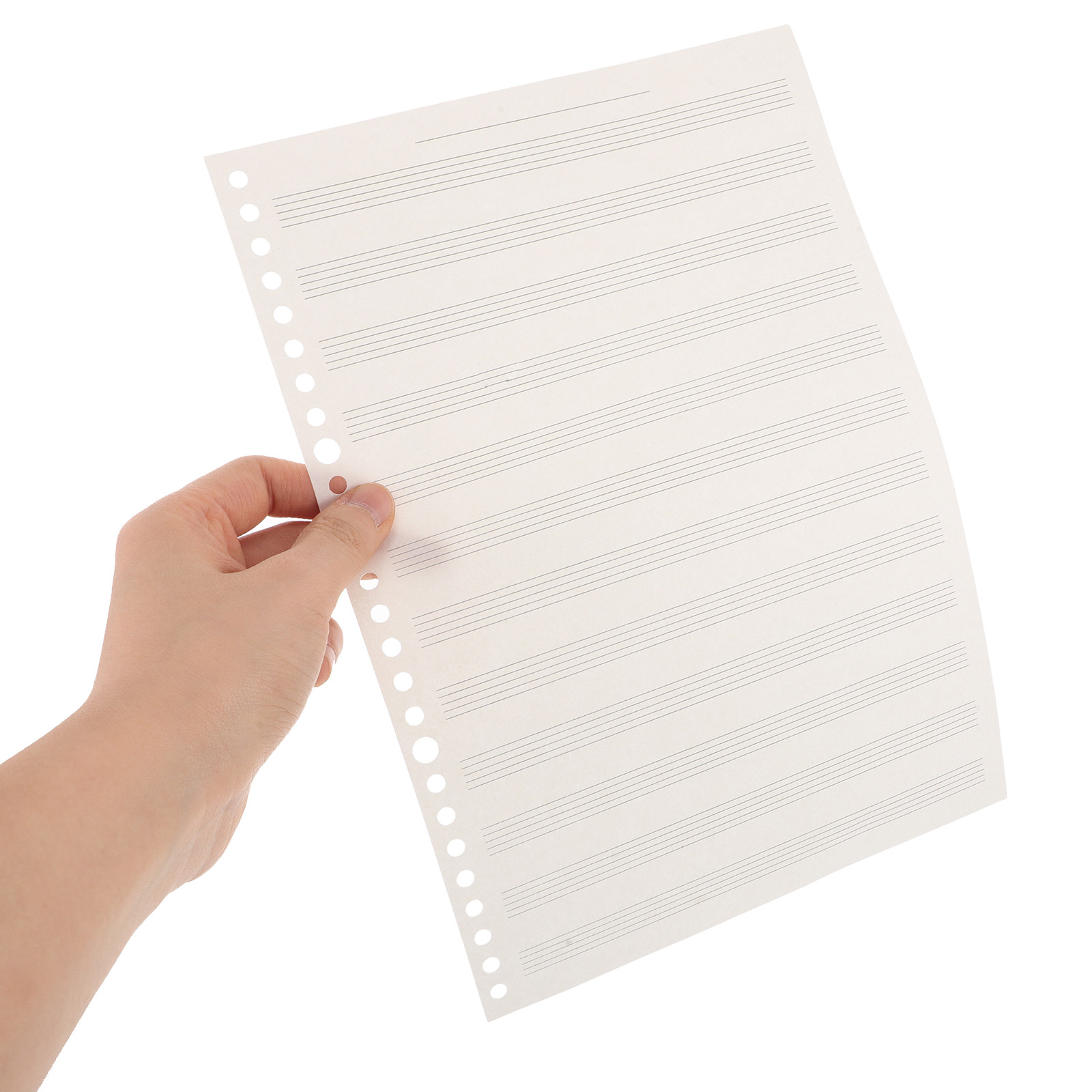 Blank Sheet Music Notebook - Gitaarmuziekbladen notitieboekje losbladig blanco manuscriptpapier met
