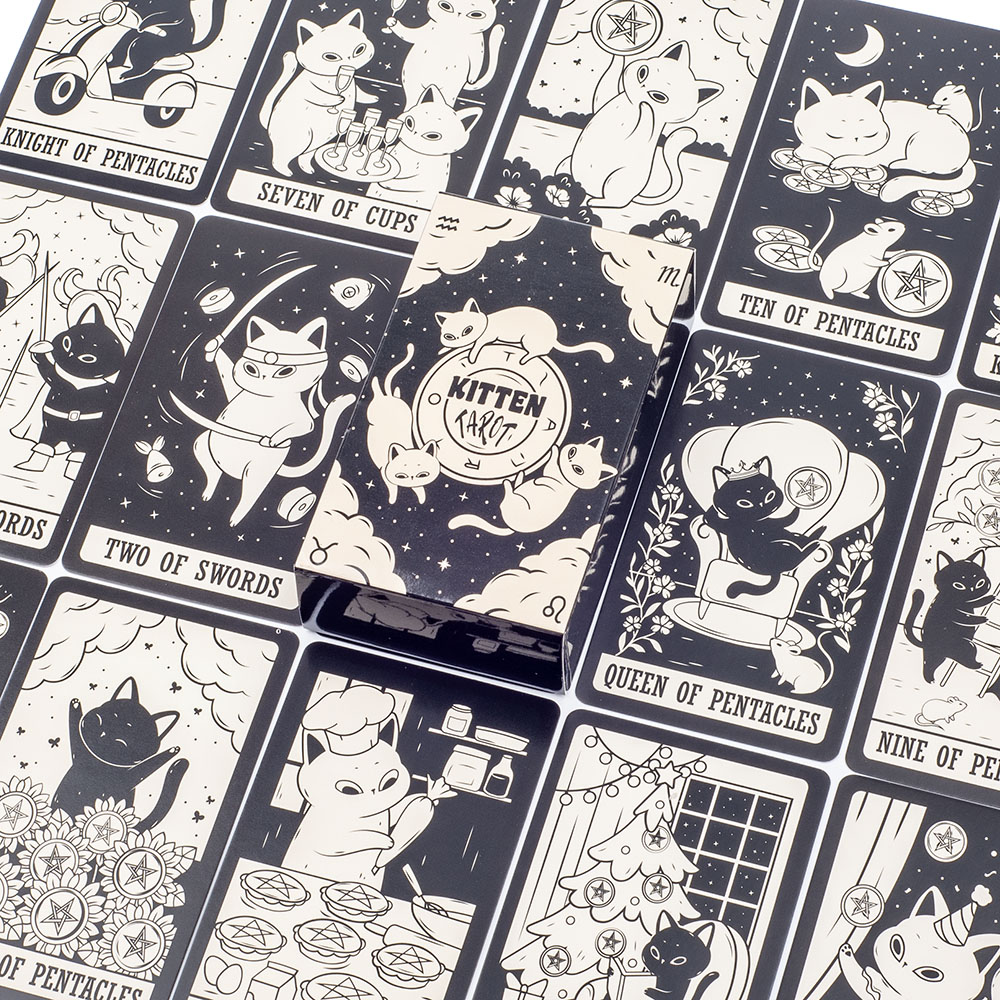 Kitten Tarot Deck 78 Stuks Sch - Tarot Deck With Guidebook recensie en prijs
