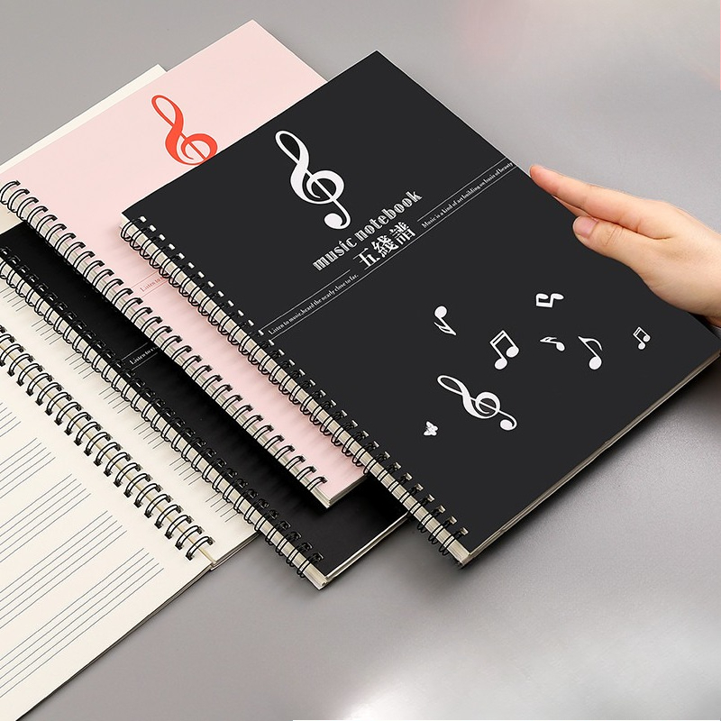 Spiraalvormig blanco muzieknot - Blank Sheet Music Notebook recensie en prijs