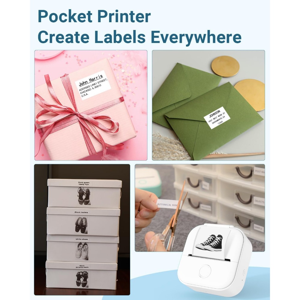 Phomemo T02 Draadloze Pocket T - Mini Pocket Thermal Printer Paper Roll recensie en prijs