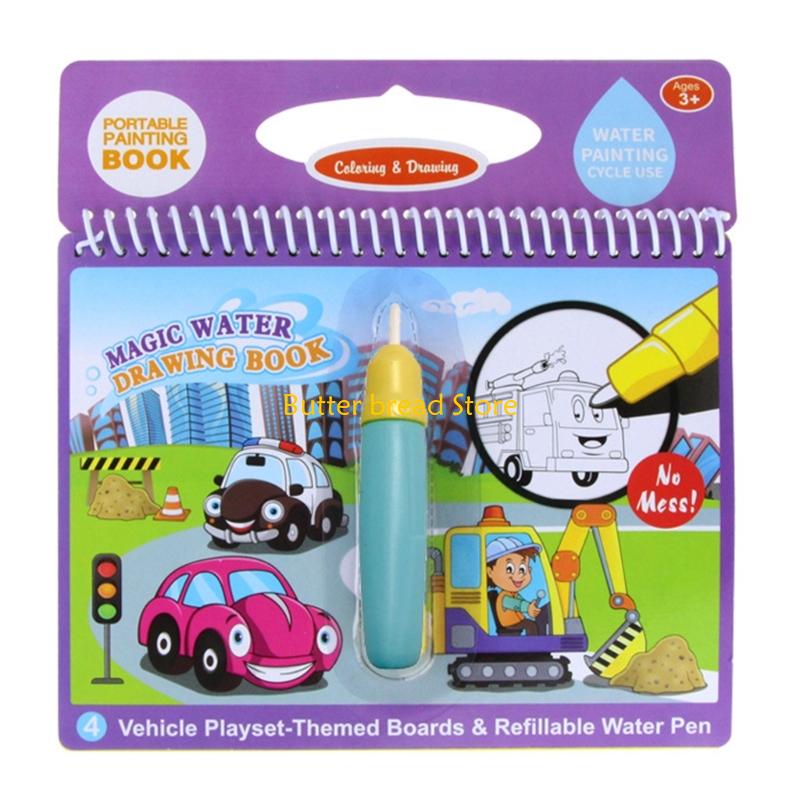 W89C Herbruikbaar magisch wate - Reusable Water Magic Coloring Book recensie en prijs