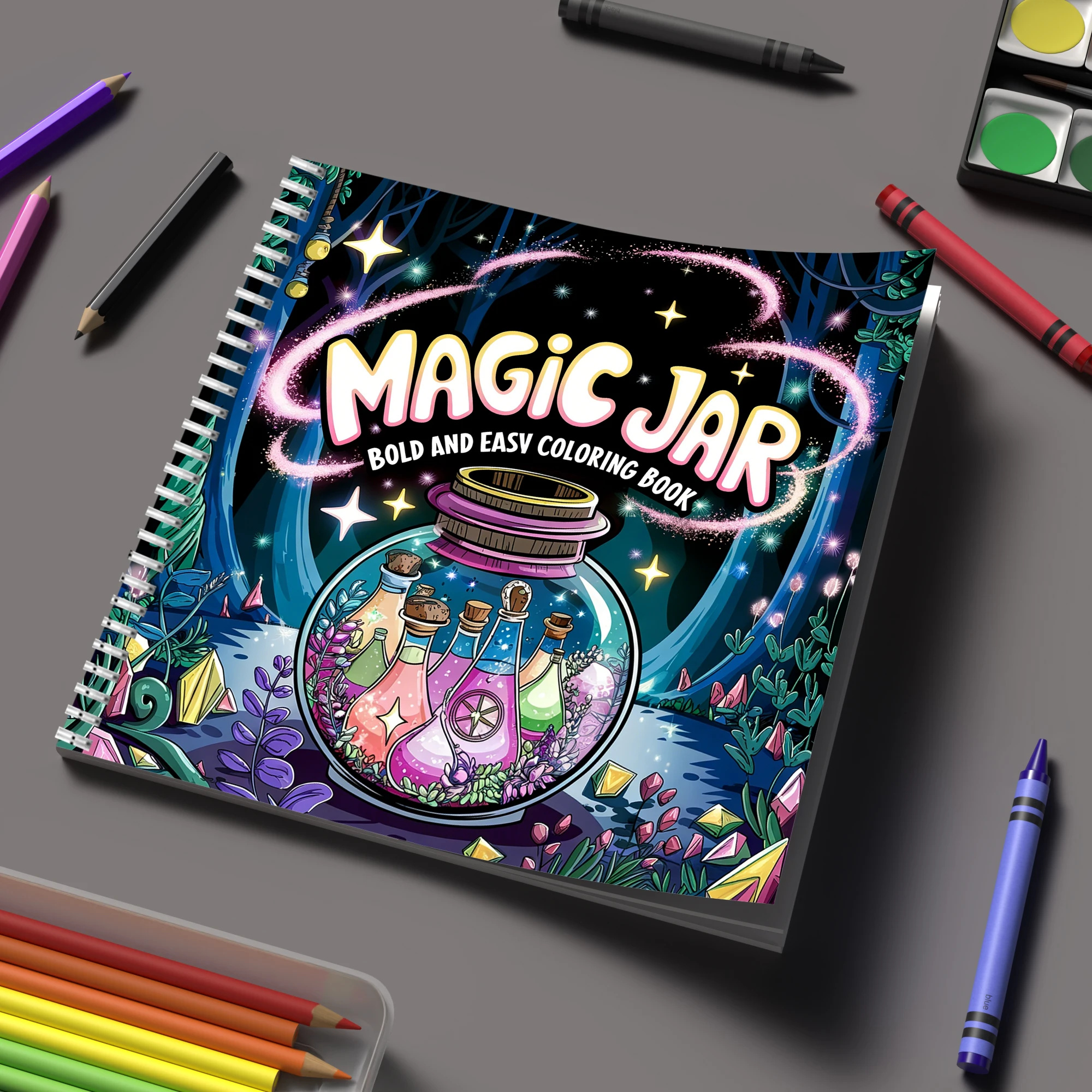 Kleurboek Magic Jar voor volwa - Adult Coloring Book Stress Relief recensie en prijs