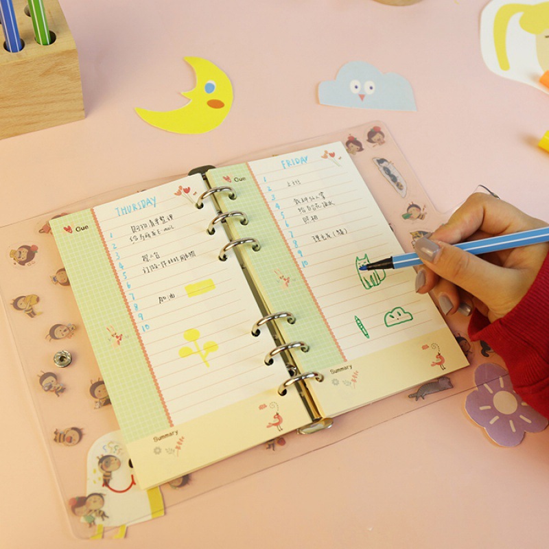 2026 Gekleurde A5 A6 Losbladig - A5 Spiral Dotted Grid Notebook recensie en prijs