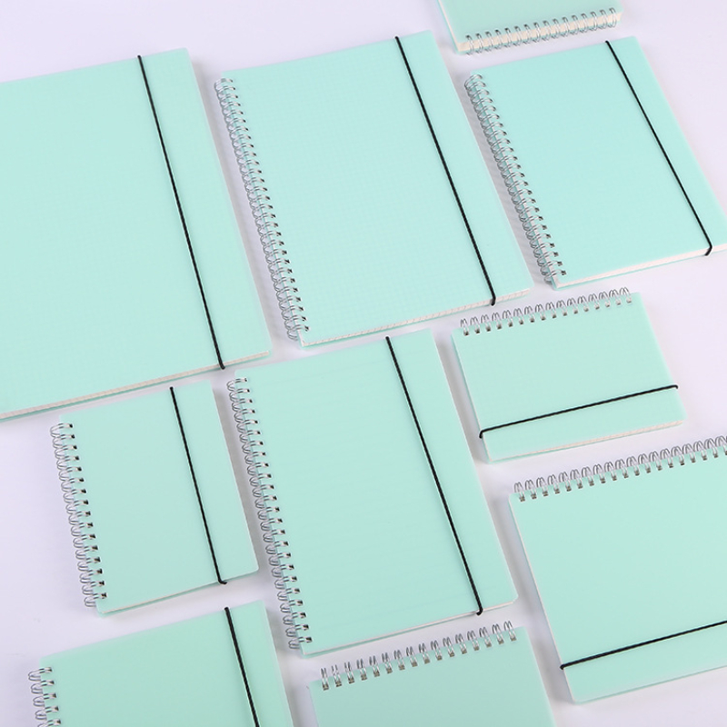 A6 A5 B5 A4 Groene Spiraal Boe - A5 Spiral Dotted Grid Notebook recensie en prijs