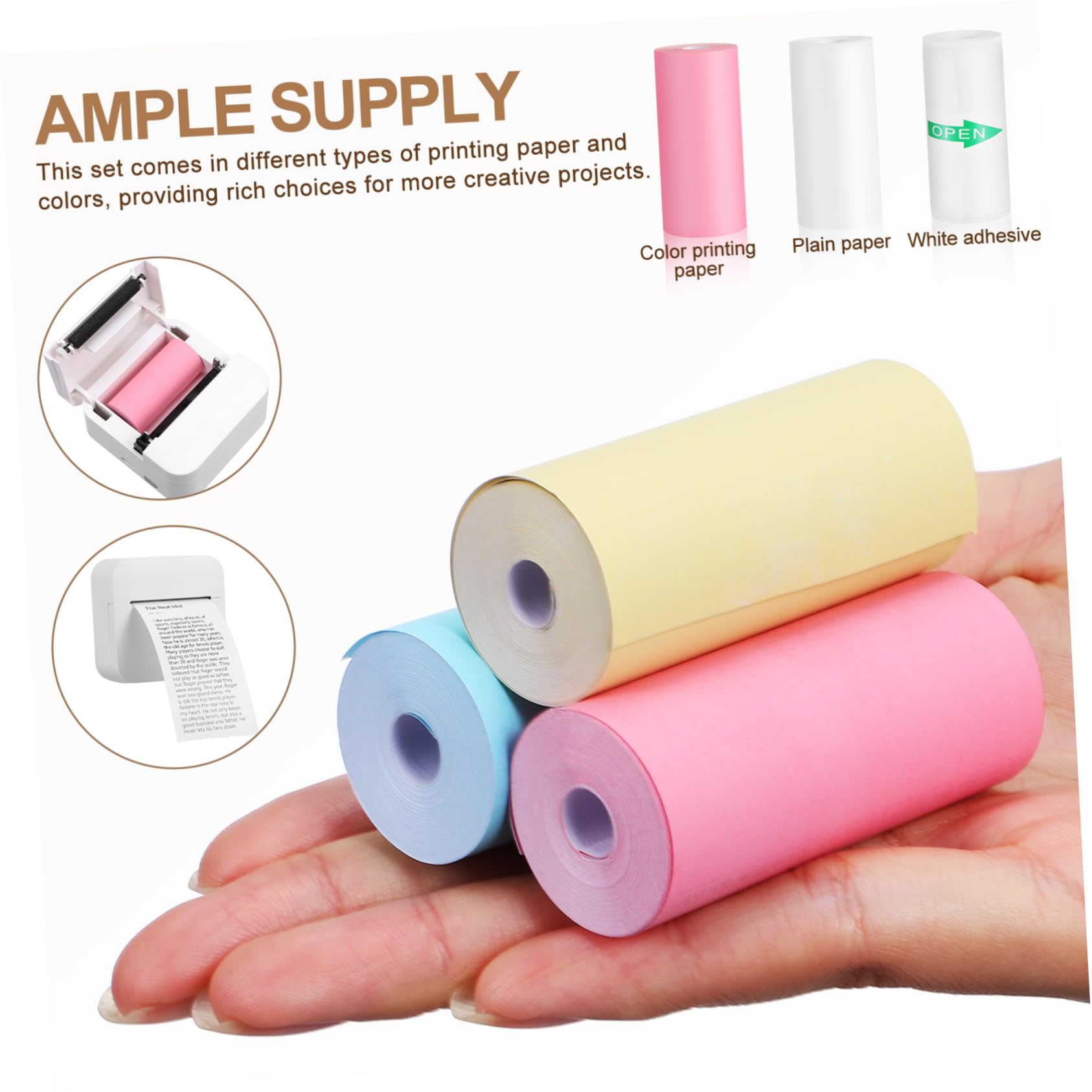 Mini thermisch printerpapier 1 - Mini Pocket Thermal Printer Paper Roll recensie en prijs