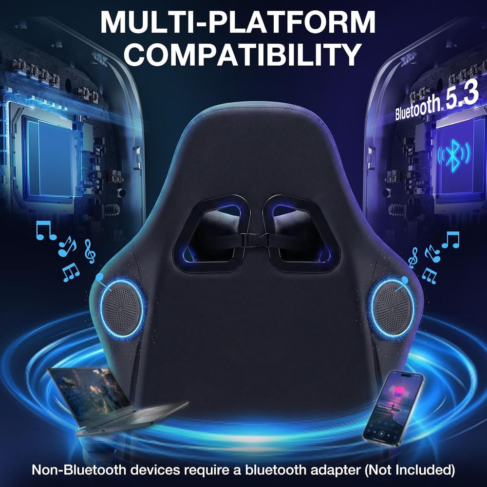 RGB-gamingstoel met Bluetooth- - Music recensie en prijs