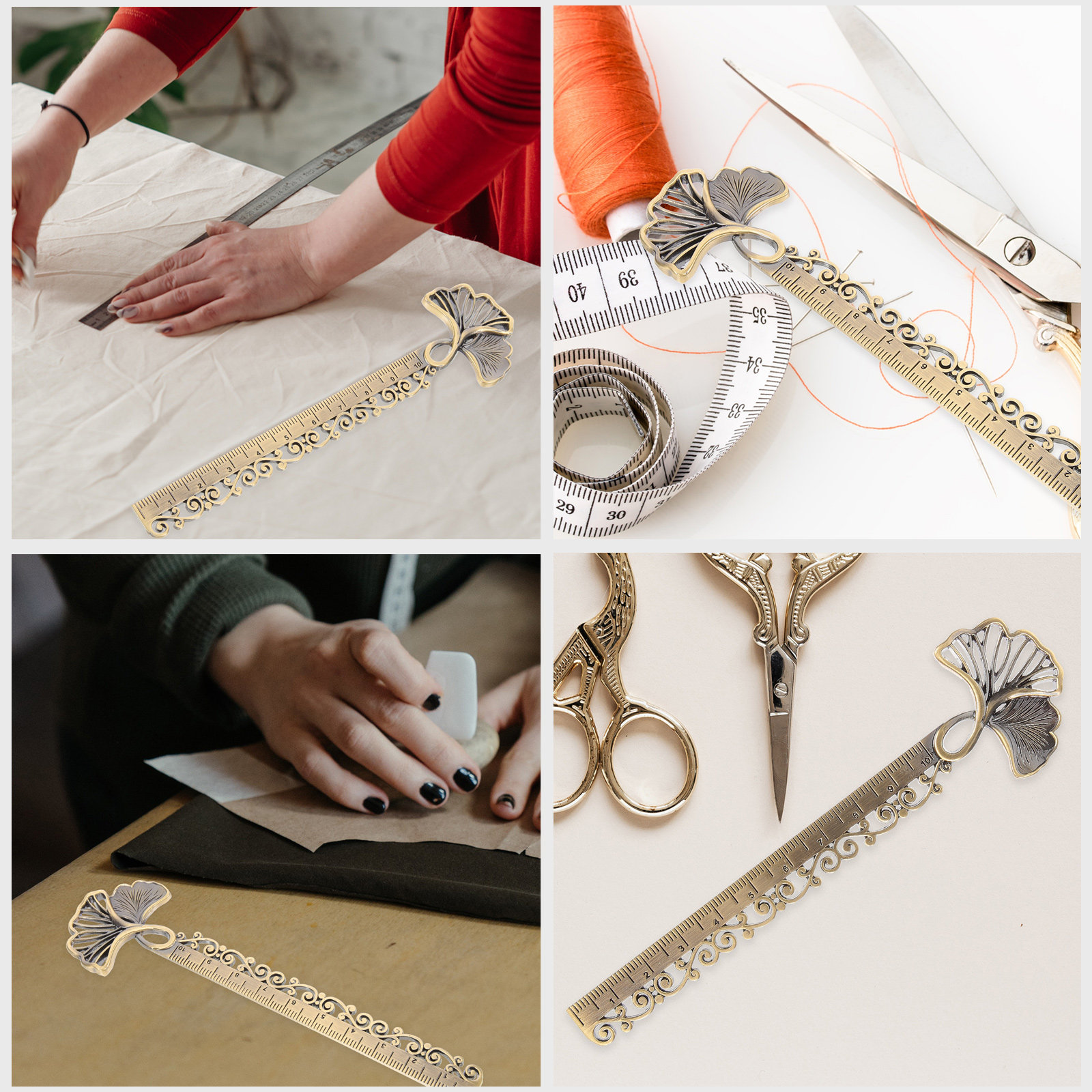 Metalen, holle bladwijzer in d - Stationery Books recensie en prijs