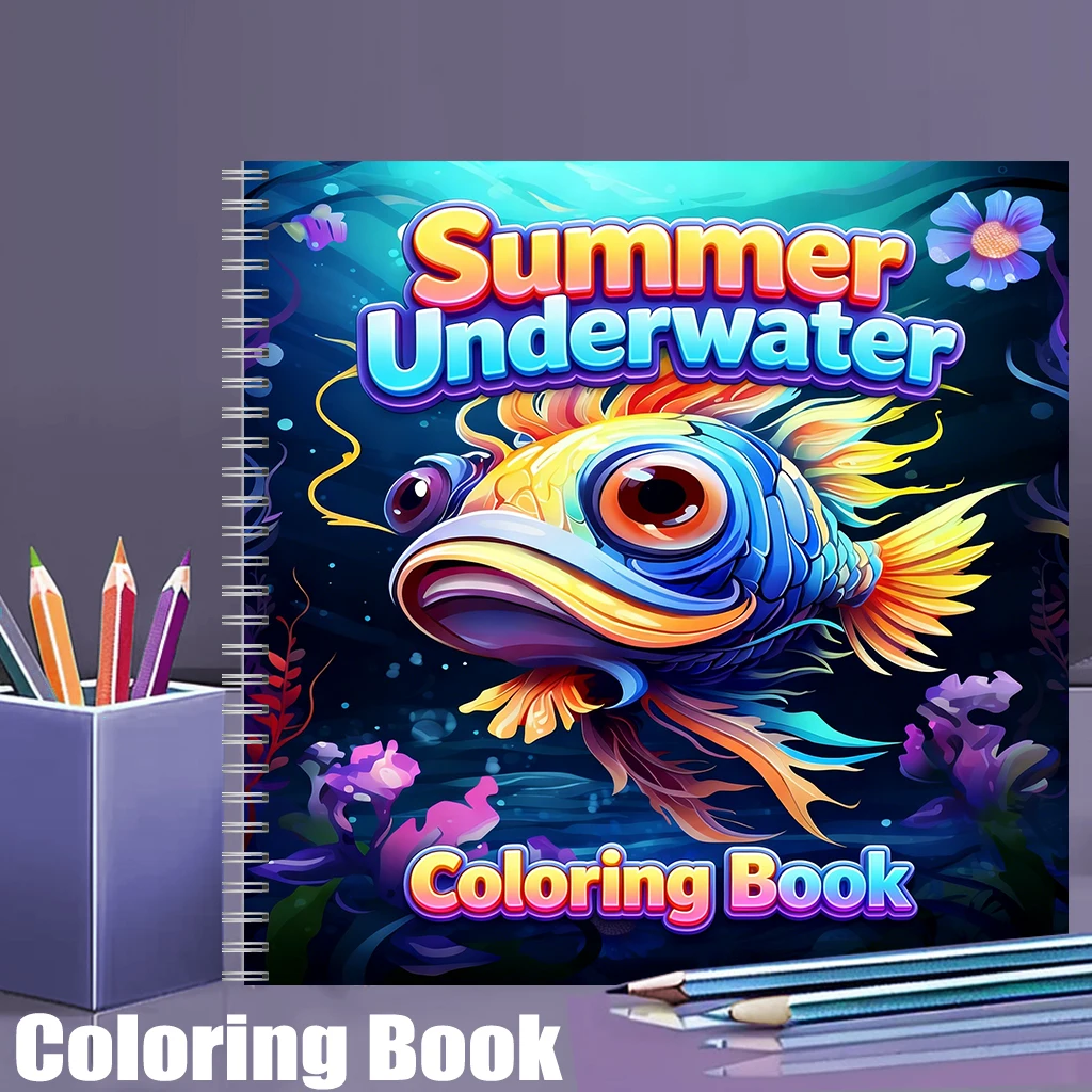 Zomeronderwaterkleurboek voor  - Adult Coloring Book Stress Relief recensie en prijs