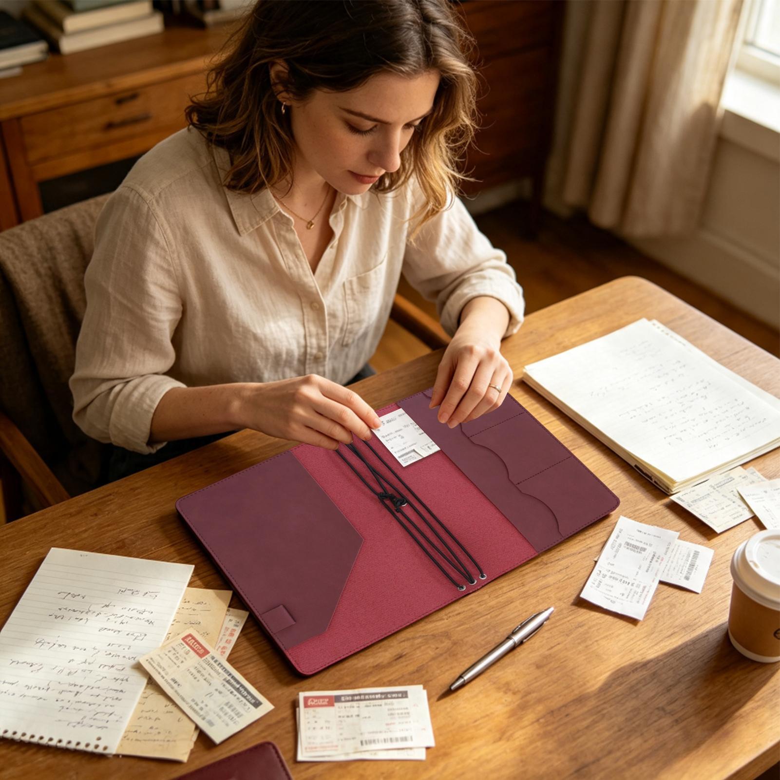 A5 notitieboekomslag vintage P - Vintage Leather Journal Notebook recensie en prijs