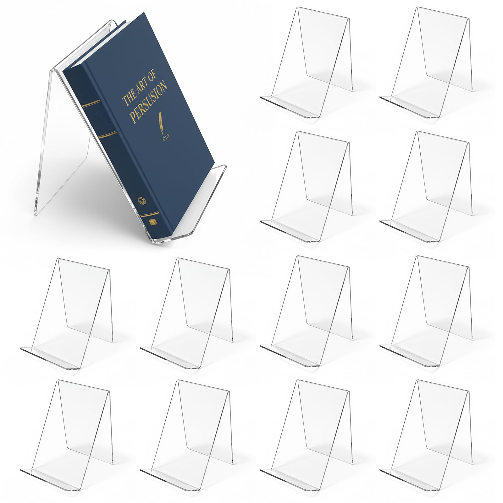 12-delige set acryl boekenstan - Clear Acrylic Book Stand Holder recensie en prijs