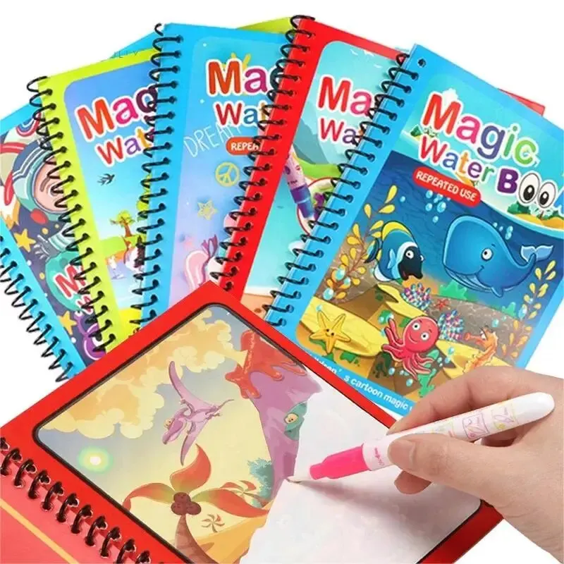 1 Boek + 1 Pen Herbruikbare Ma - Reusable Water Magic Coloring Book recensie en prijs