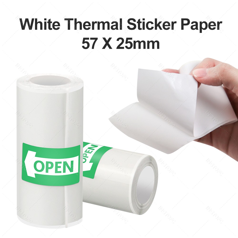 Afdrukbaar zelfklevend papier  - Mini Pocket Thermal Printer Paper Roll recensie en prijs